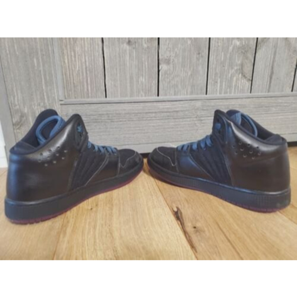 Air Jordan 1 Flight 4 Black Blue Purple Basketball Shoe Sneaker 8 W 828245-054 - Picture 4 of 9